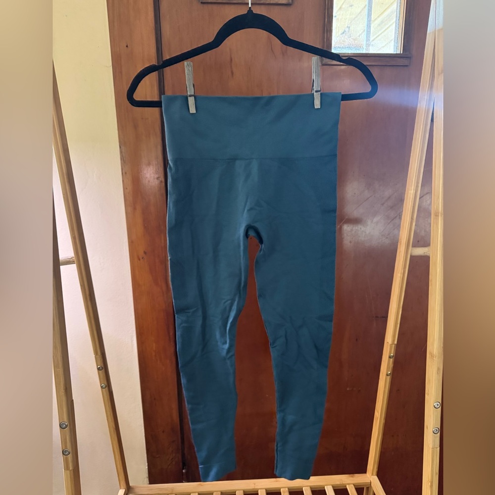 SET Active Teal High-Rise Seamless Leggings